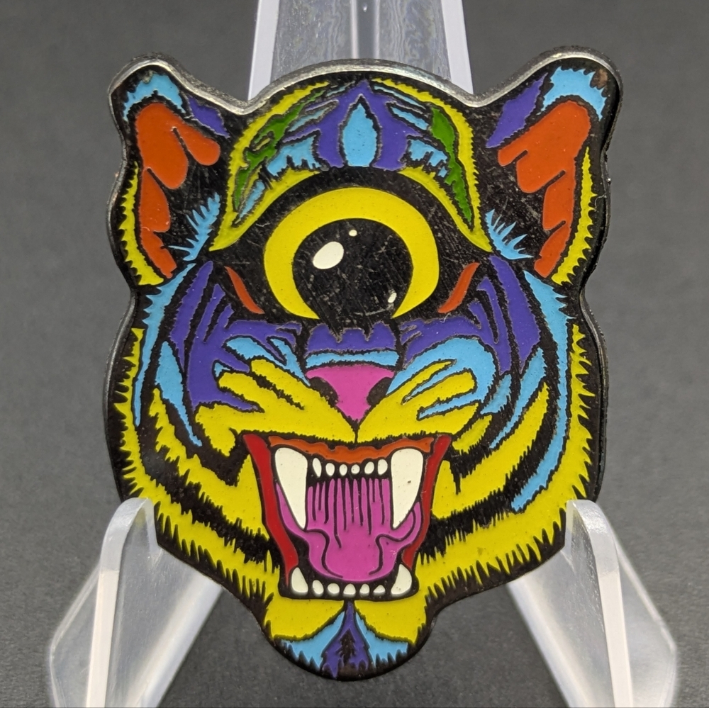 Steve Wilson Opened Mind Limited Edition /125 Enamel Pin LE125 Eye of the Tiger